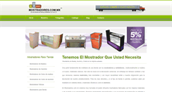 Desktop Screenshot of mostradoresparatiendas.com.mx